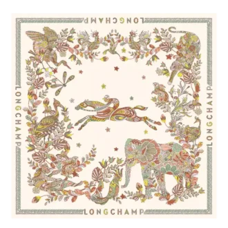 For&ecirc;t Longchamp Silk scarf 90