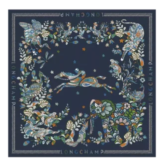 For&ecirc;t Longchamp Silk scarf 90