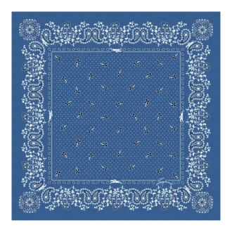 French Bandana Silk scarf 50