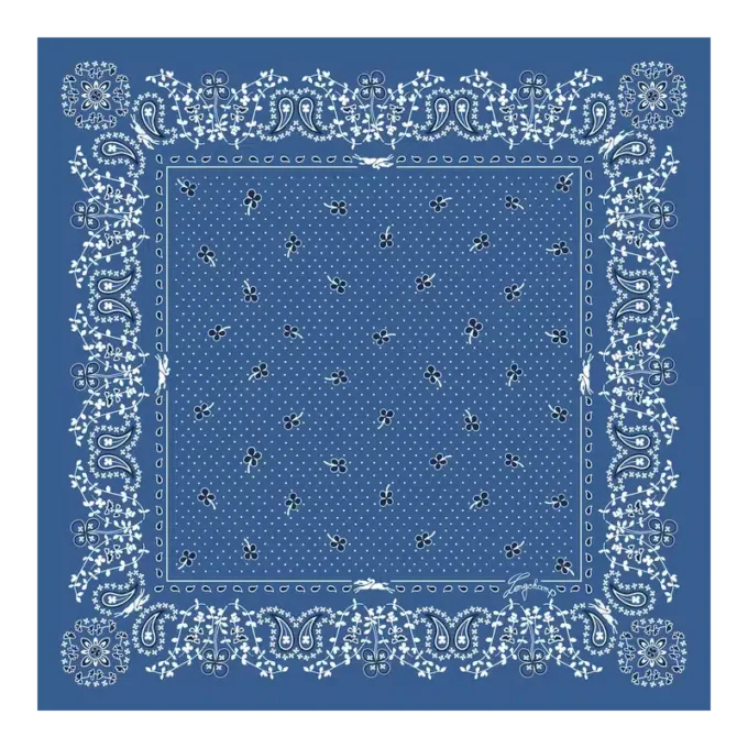 French Bandana Silk scarf 50