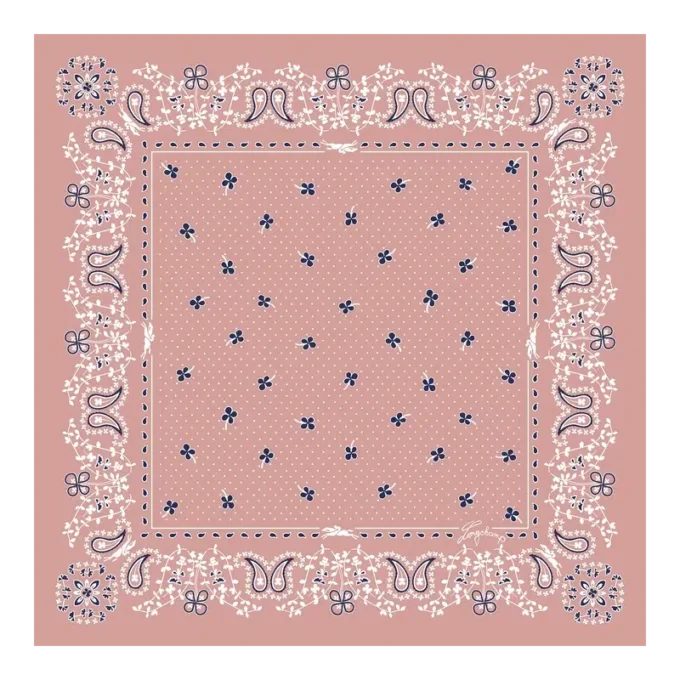 French Bandana Silk scarf 50