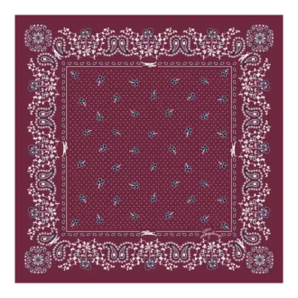 French Bandana Silk scarf 50