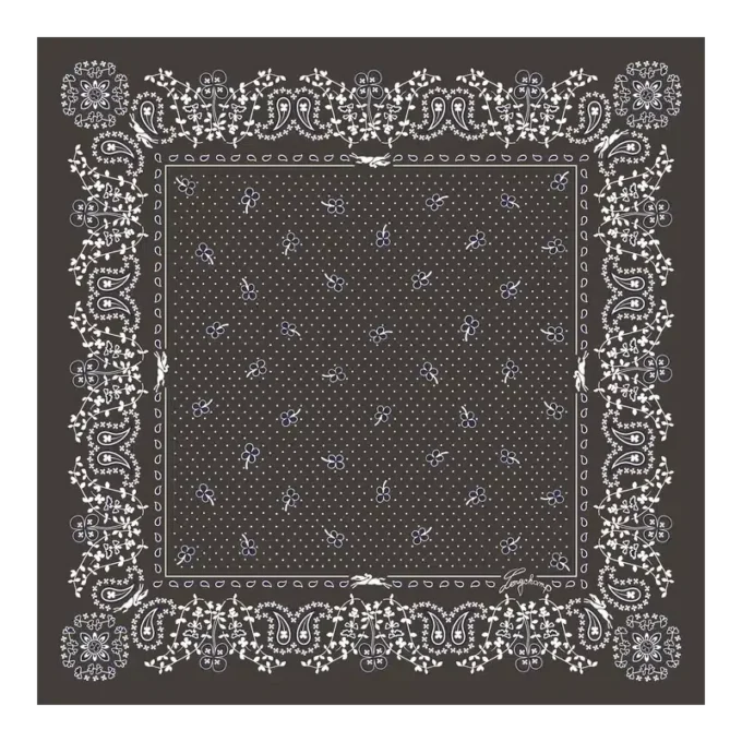French Bandana Silk scarf 50