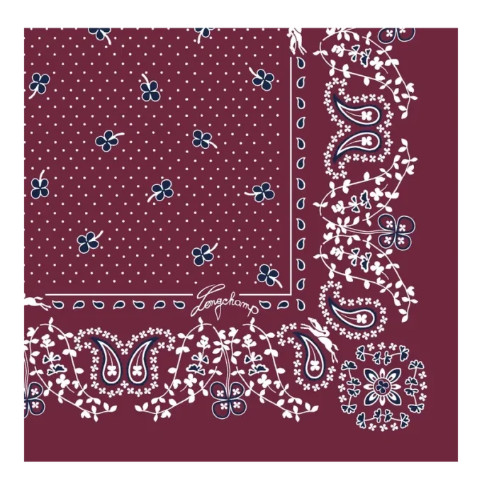 French Bandana Silk scarf 50