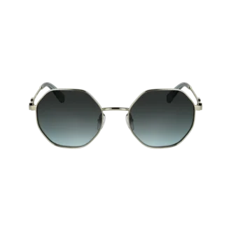 Gold/Blue – Metal Sunglasses