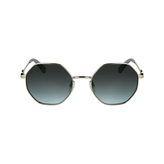 Gold/Blue – Metal Sunglasses