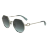 Gold/Blue – Metal Sunglasses