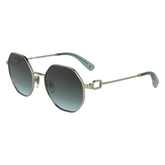 Gold/Blue – Metal Sunglasses