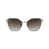 Gold/Brown – Metal Sunglasses