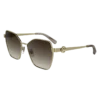 Gold/Brown – Metal Sunglasses