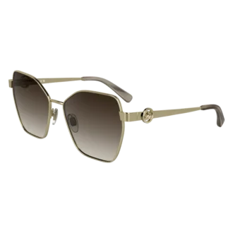 Gold/Brown – Metal Sunglasses