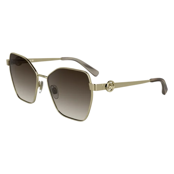Gold/Brown – Metal Sunglasses