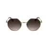 Gold/Brown Pink – Metal Sunglasses