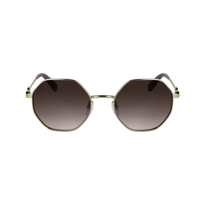 Gold/Brown Pink – Metal Sunglasses