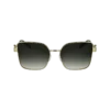 Gold/Khaki – Metal Sunglasses