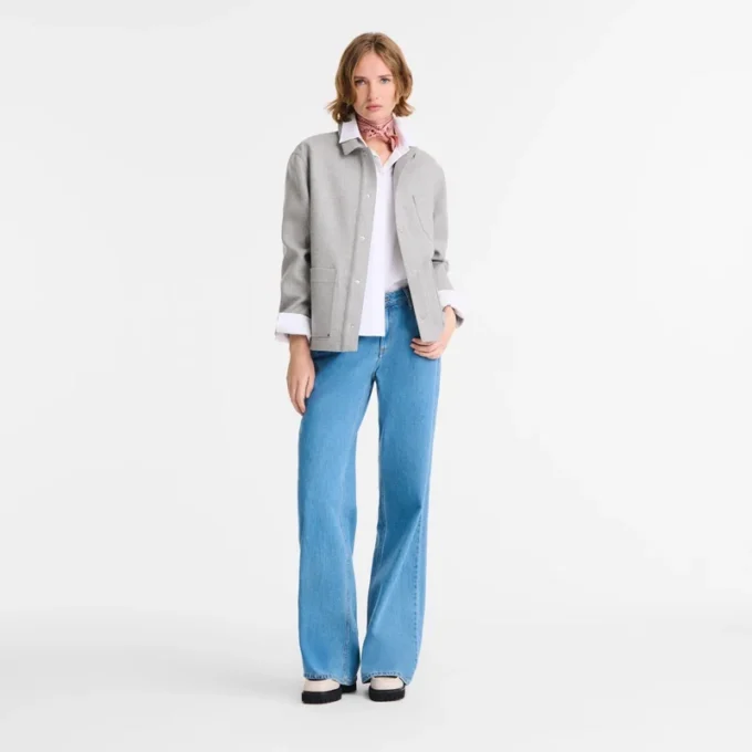 Grey – Flannel Jacket