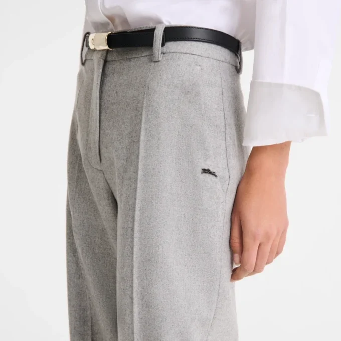 Grey – Flannel Trousers