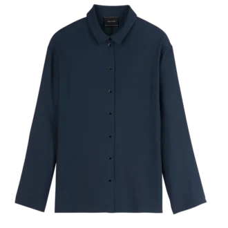 Ink blue – Crepe Shirt