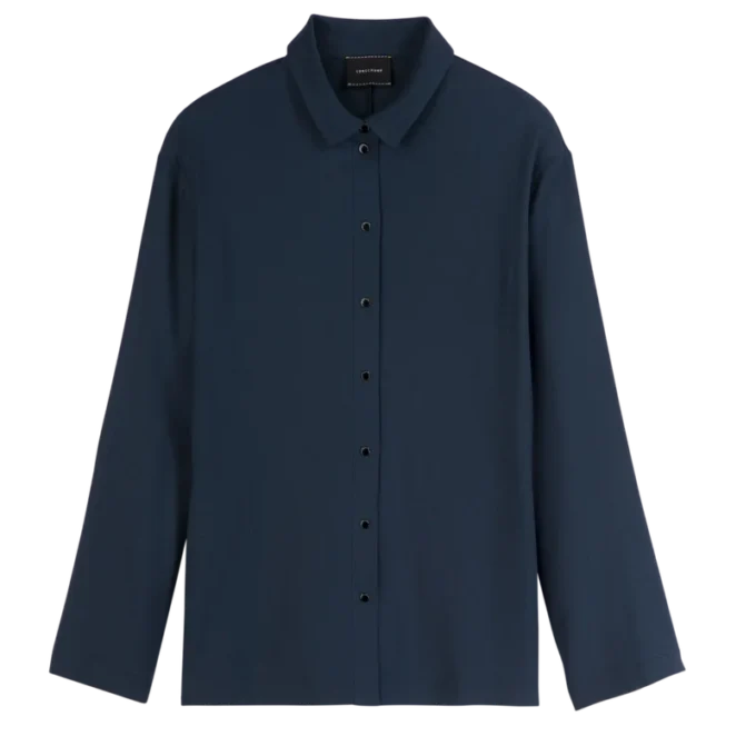 Ink blue – Crepe Shirt