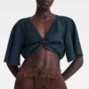 Ink blue – Crepe Top