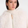 Ivory – Faux fur Coat
