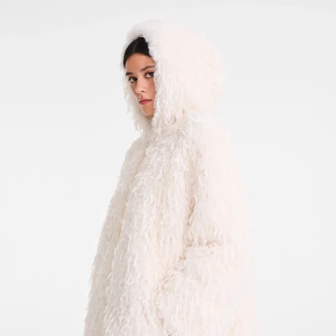 Ivory – Faux fur Coat