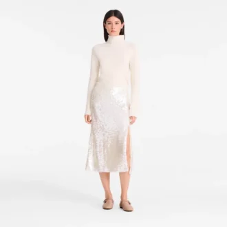 Ivory – Knit High neck sweater