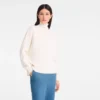 Ivory – Knit High neck sweater