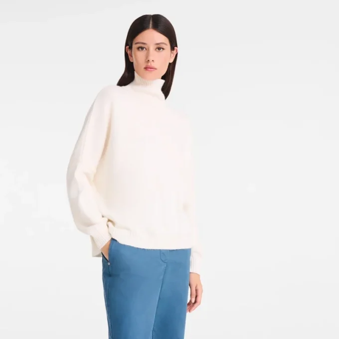 Ivory – Knit High neck sweater