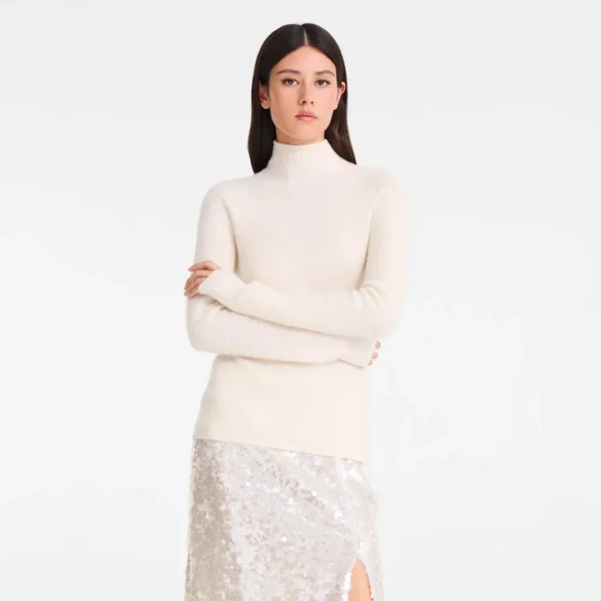 Ivory – Knit High neck sweater