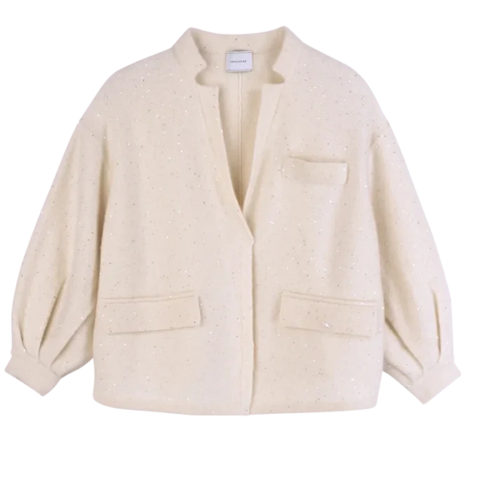 Ivory – Knit Kimono jacket