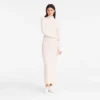 Ivory – Knit Long dress