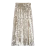 Ivory – Sequin Midi skirt