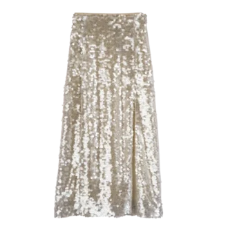 Ivory – Sequin Midi skirt