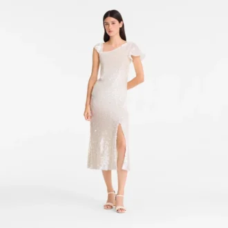 Ivory – Sequin Top