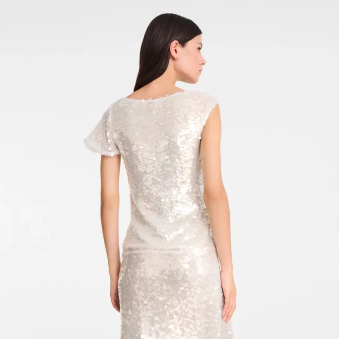Ivory – Sequin Top