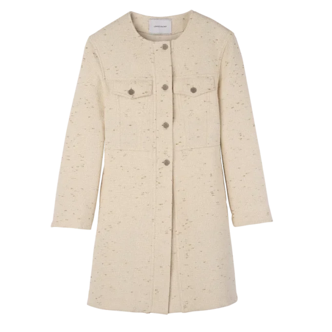 Ivory – Tweed Coat