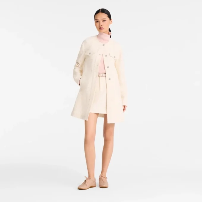 Ivory – Tweed Coat