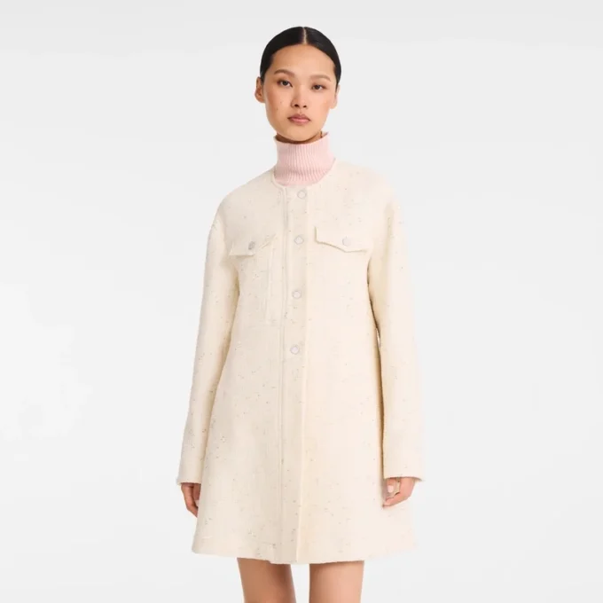 Ivory – Tweed Coat