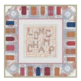 Jardin Parisien Silk scarf 90