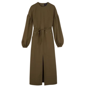 Khaki – Popelin Dress