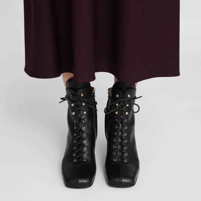 La Patineuse High heel low boots