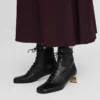 La Patineuse High heel low boots