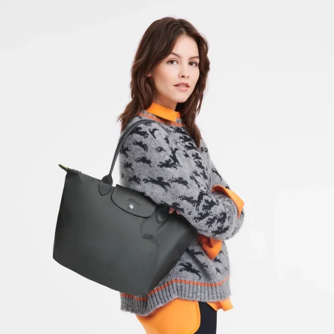 Le Pliage Green M Tote bag