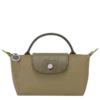 Le Pliage Green Pouch with handle