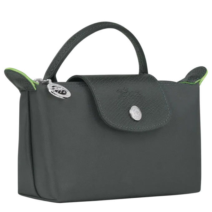 Le Pliage Green Pouch with handle