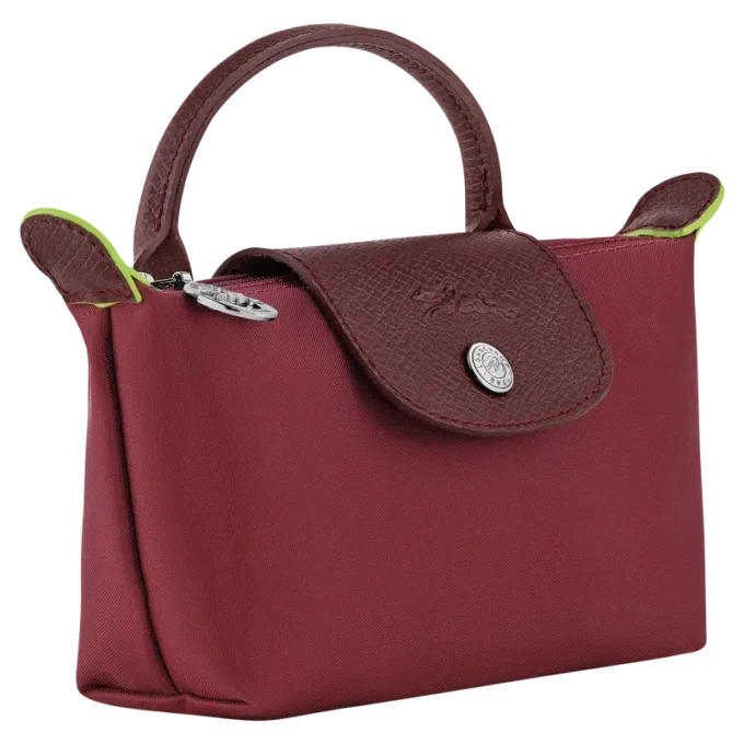 Le Pliage Green Pouch with handle