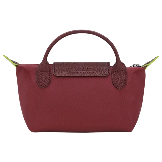 Le Pliage Green Pouch with handle