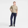 Linen – Leather Short leather top
