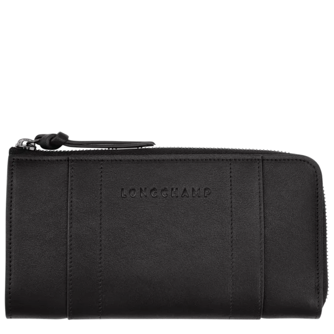 Longchamp 3D Zip around wallet